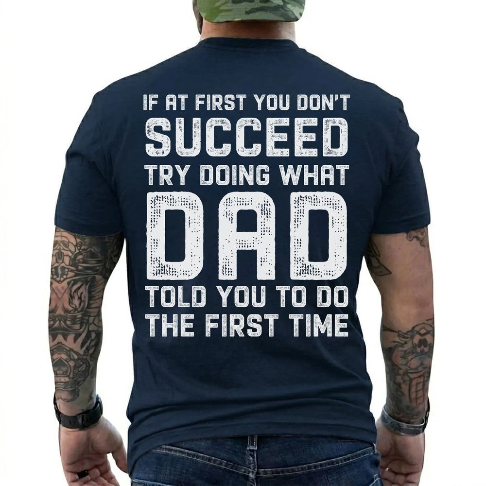 Funny Dad Told You So T-Shirt, Vintage Father Quote Retro Graphic Tee