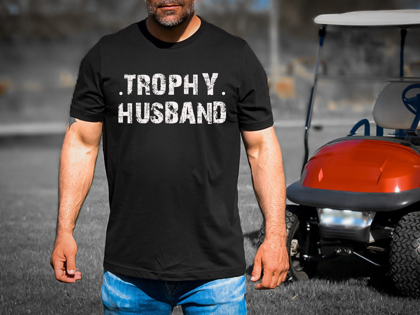 Trophy Husband Shirt | Funny Gift From Wife | Sarcastic Anniversary Present For Him