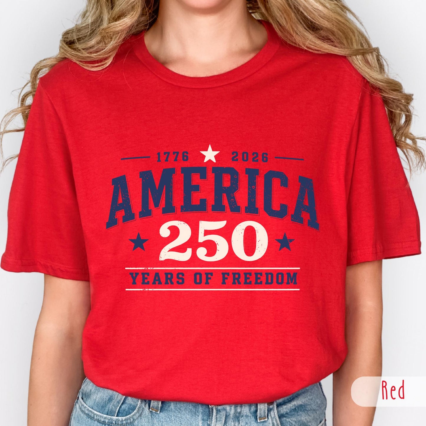 250th Anniversary Shirt | Family 4th Of July Squad Crew Tees | 250 Years Of Freedom Apparel