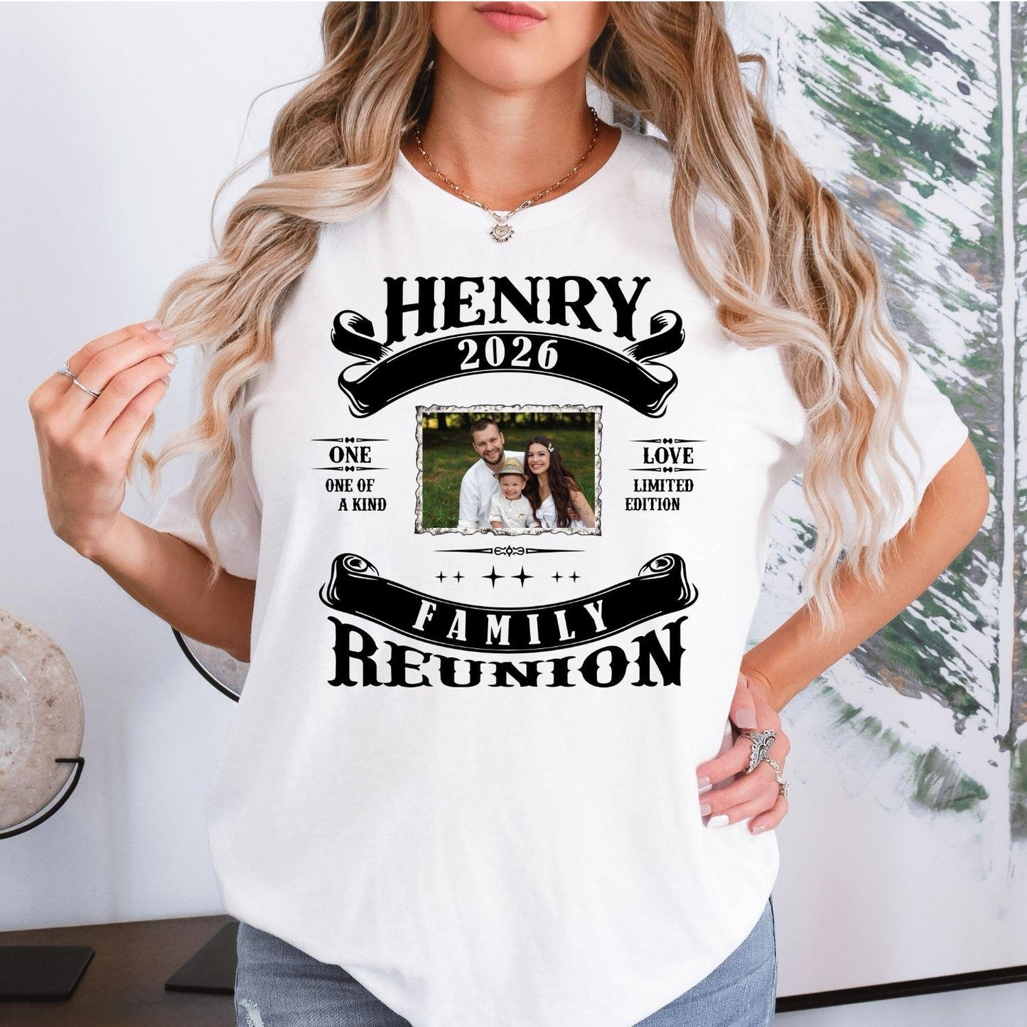 Personalized Family Reunion Shirt, Custom Photo Shirt, Family Name Reunion Tee, Custom Picture T Shirt, Family Gathering Gift