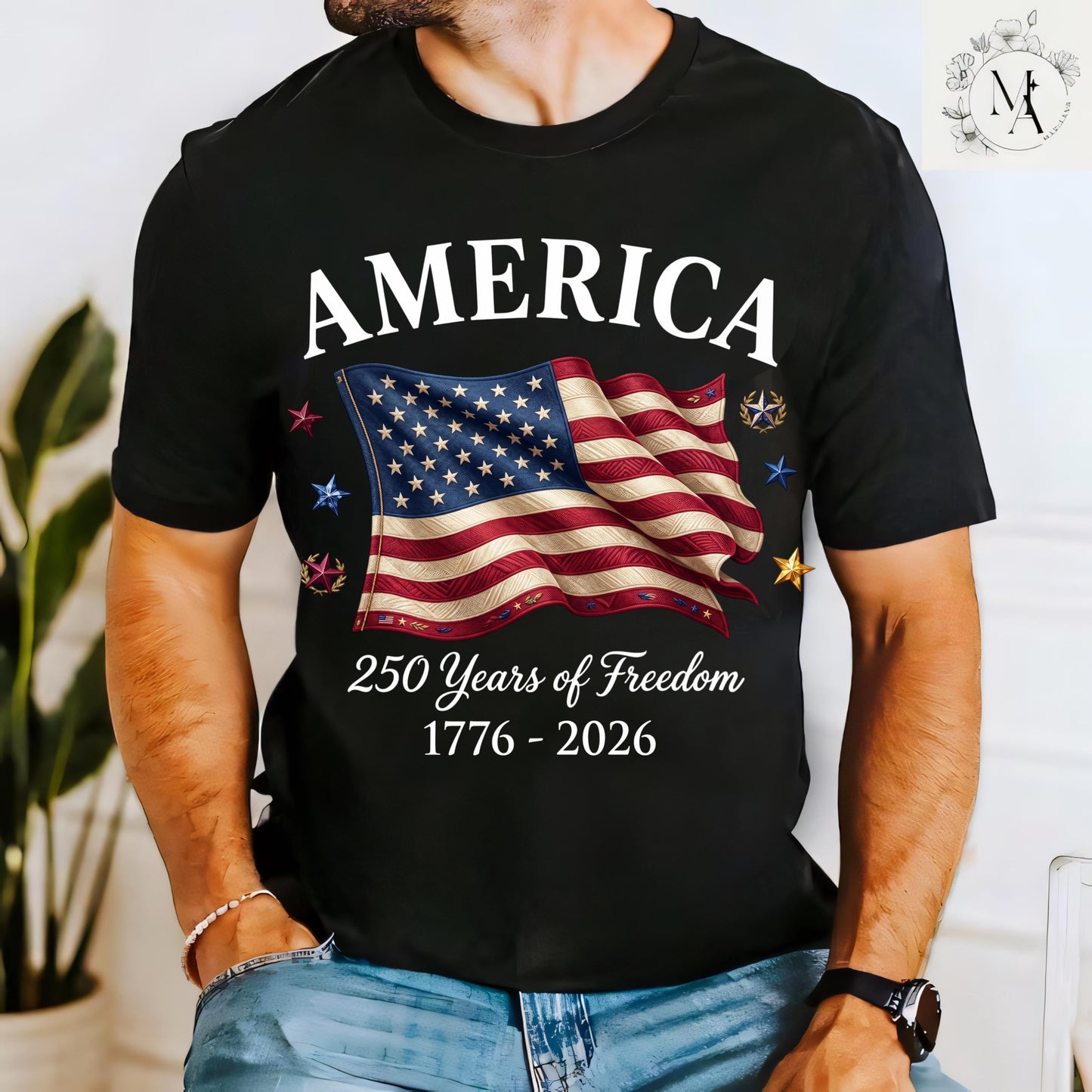 USA 250th Anniversary Shirt | Patriotic 4th Of July Family Tee | America 250 Years Independence Day Shirt