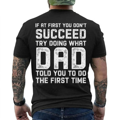 Funny Dad Told You So T-Shirt, Vintage Father Quote Retro Graphic Tee