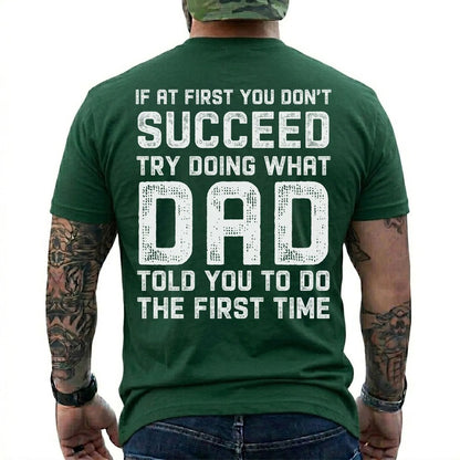 Funny Dad Told You So T-Shirt, Vintage Father Quote Retro Graphic Tee