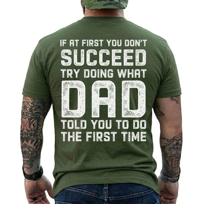 Funny Dad Told You So T-Shirt, Vintage Father Quote Retro Graphic Tee