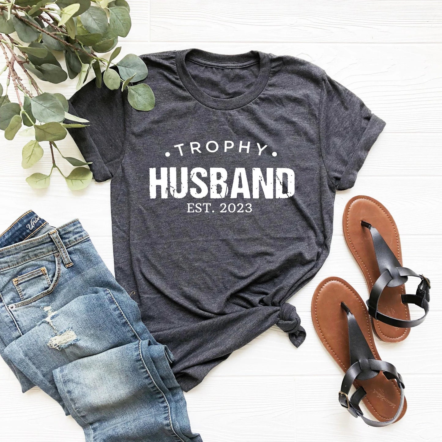 Trophy Husband Shirt | Funny Gift From Wife | Sarcastic Anniversary Present For Husband