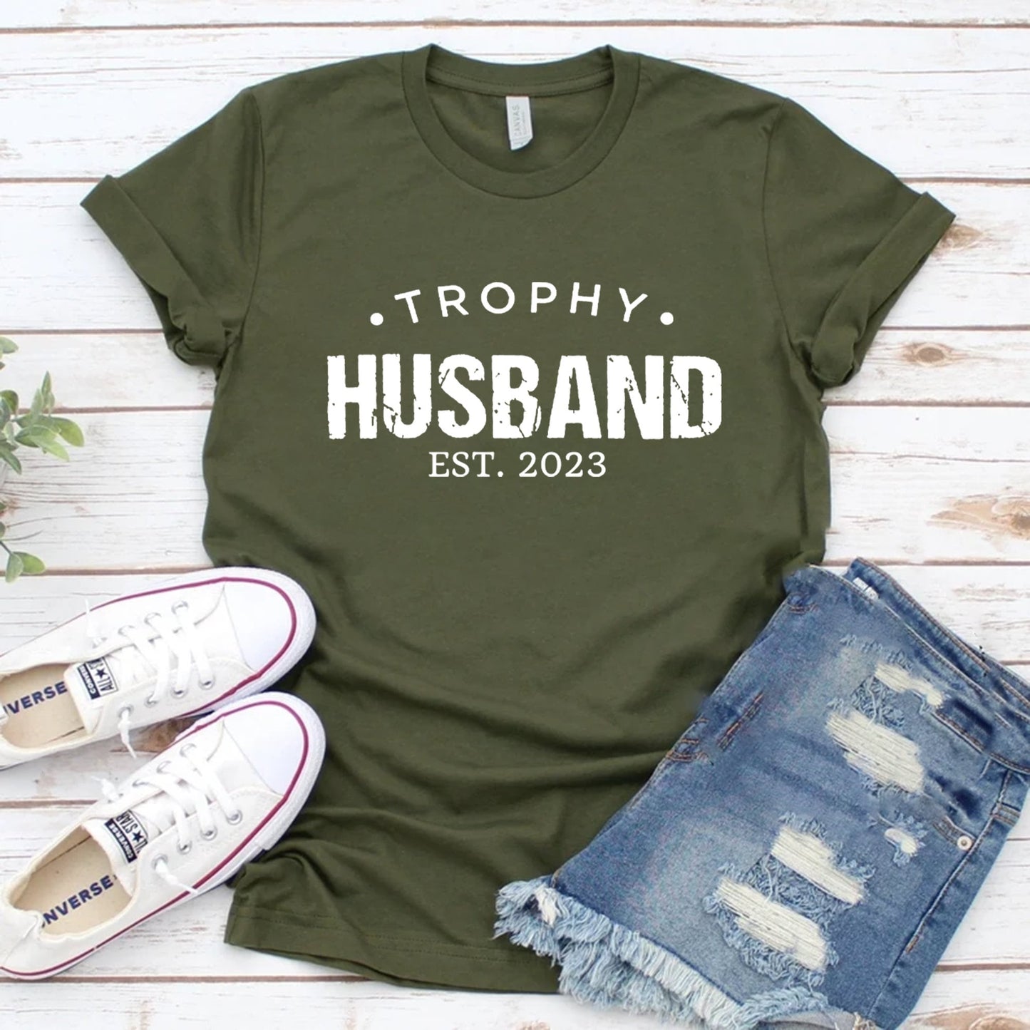 Trophy Husband Shirt | Funny Gift From Wife | Sarcastic Anniversary Present For Husband