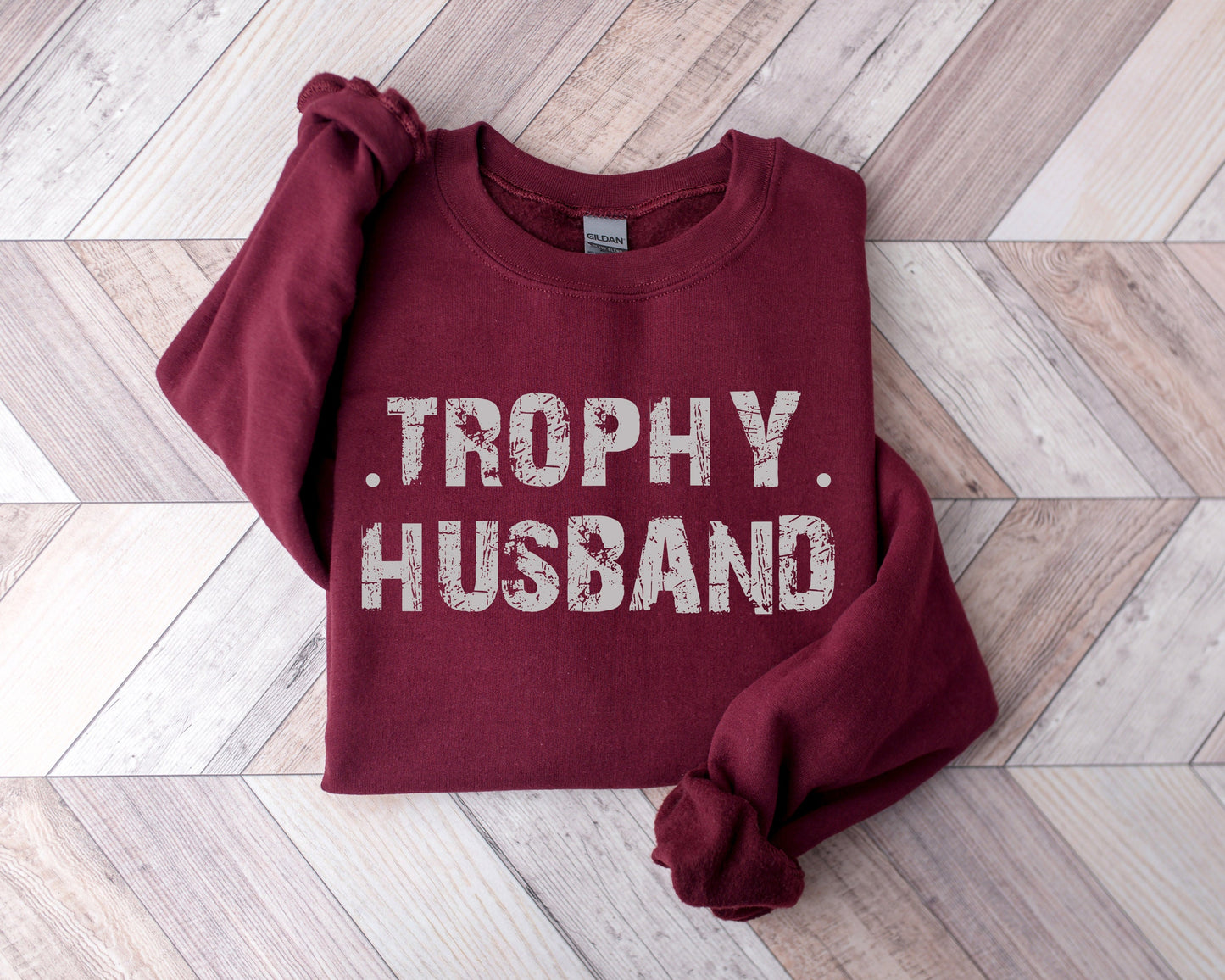 Trophy Husband Shirt | Funny Gift From Wife | Sarcastic Anniversary Present For Him