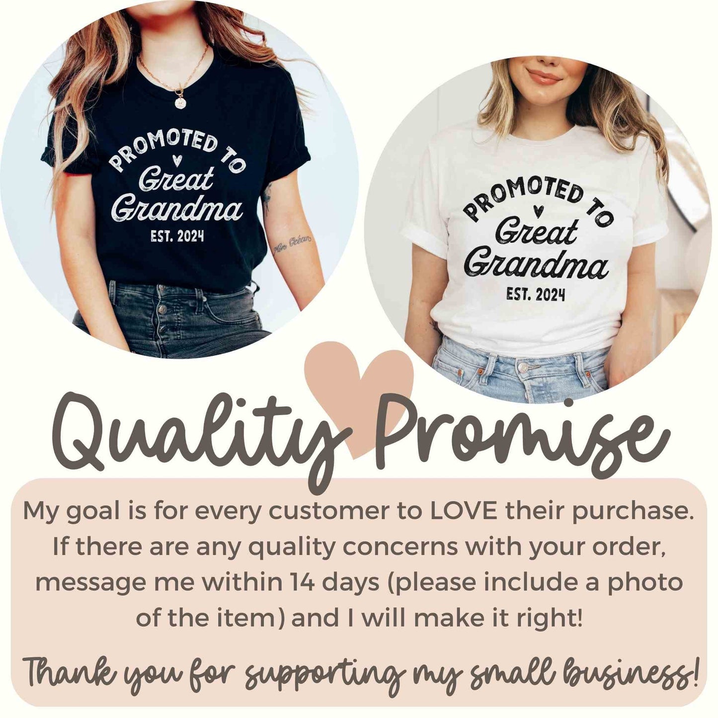 Promoted to Great Grandma Shirt New Grandma Shirt Grandma Established Gender Reveal Shirt Pregnancy Reveal Gift for Great Grandma Est.