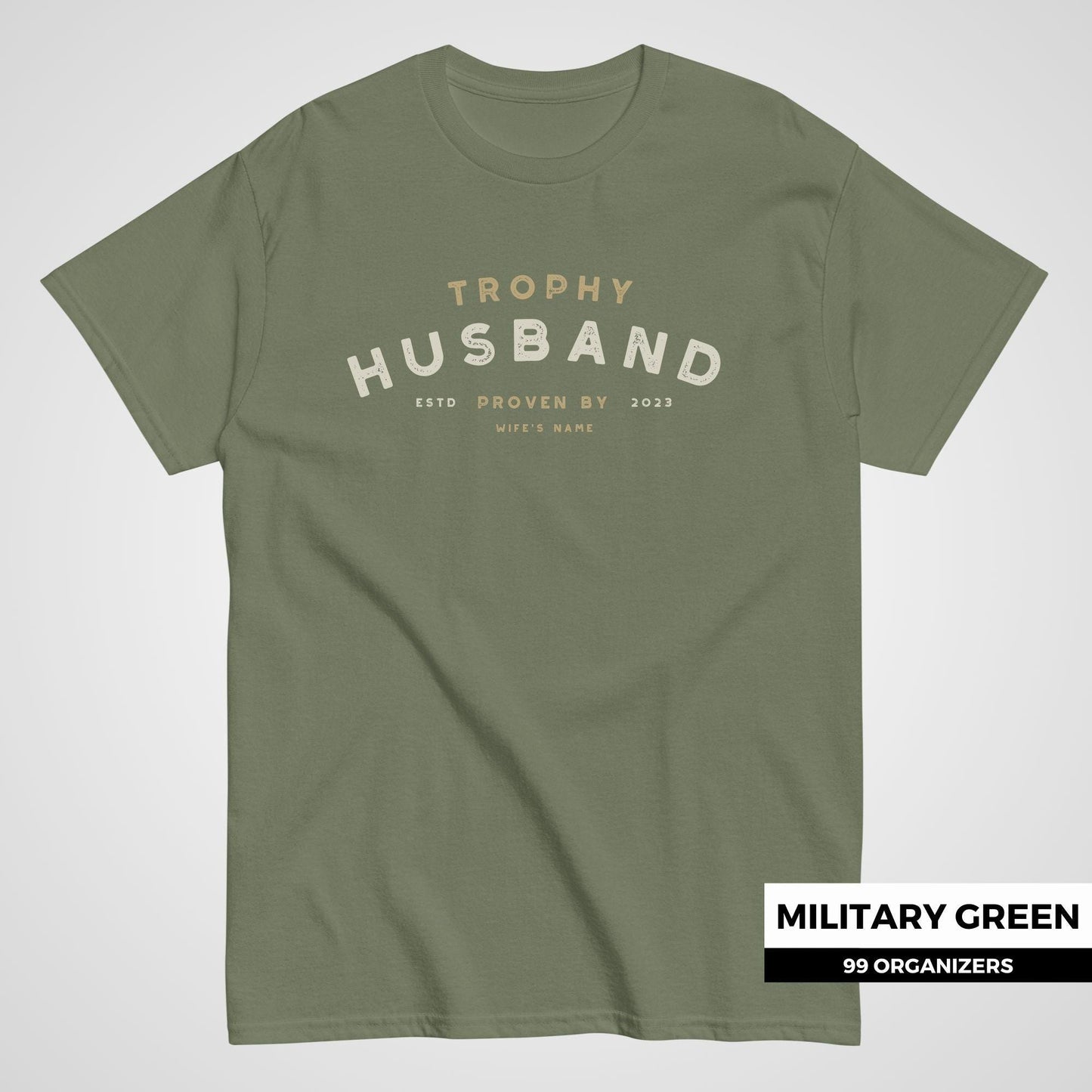 Trophy Husband Shirt | Funny Personalized Anniversary Gift | Husband Birthday Gift Tee
