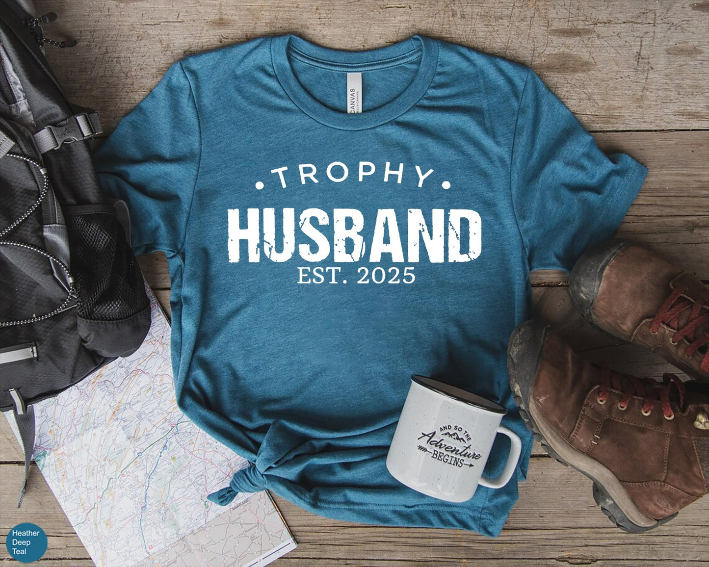 Trophy Husband Shirt | Funny Marriage Joke Gift From Wife | Sarcastic Anniversary Present