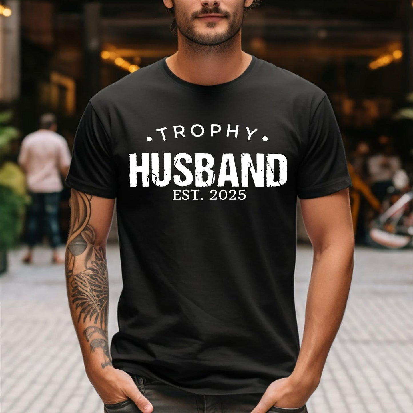 Trophy Husband Shirt | Funny Marriage Joke Gift From Wife | Sarcastic Anniversary Present