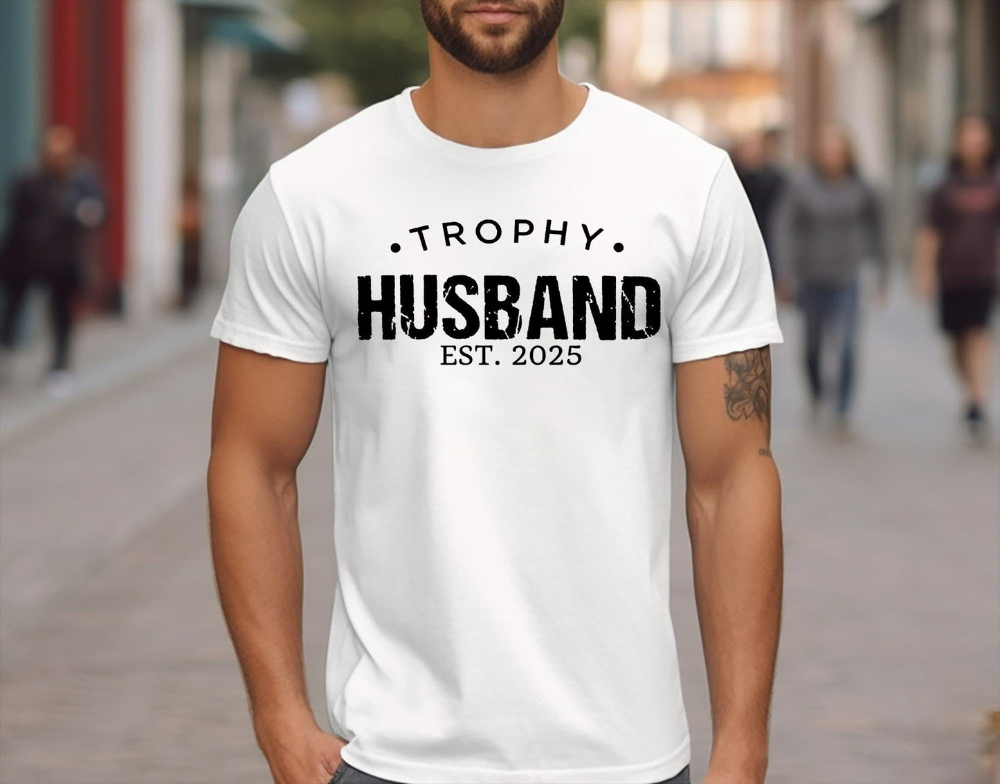 Trophy Husband Shirt | Funny Marriage Joke Gift From Wife | Sarcastic Anniversary Present
