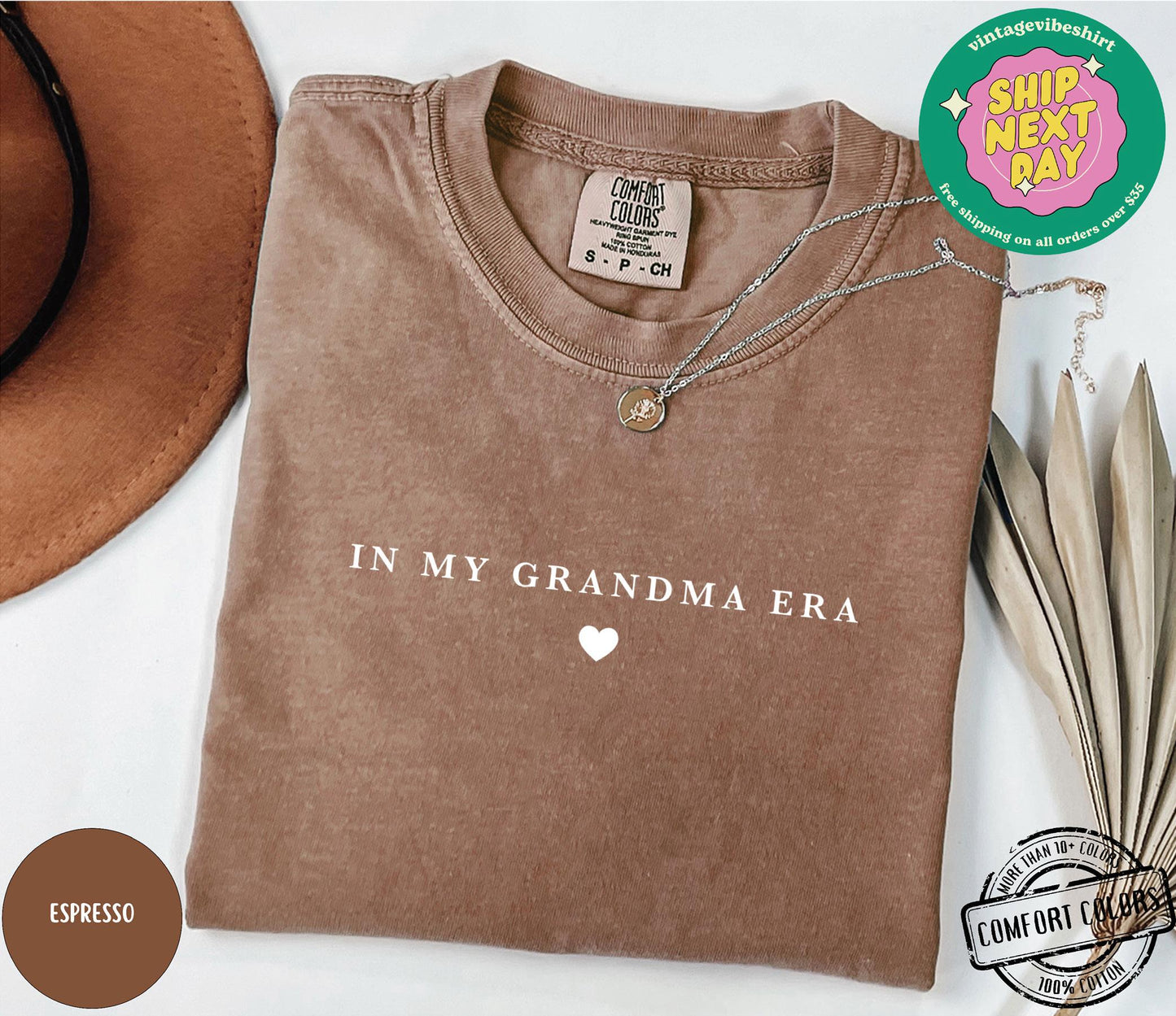 In My Grandma Era Shirt Comfort Colors®, New Grandma Gift, Nana sweatshirt, Pregnancy Announcement, Mimi Shirt, Abuela Gift Idea, Granny Tee