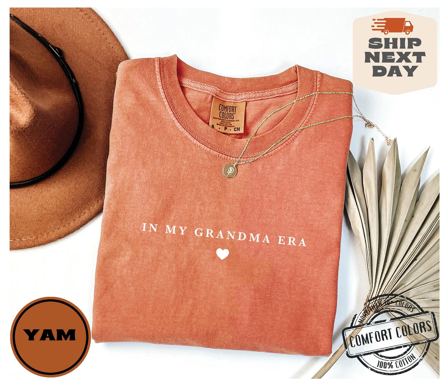 In My Grandma Era Shirt Comfort Colors®, New Grandma Gift, Nana sweatshirt, Pregnancy Announcement, Mimi Shirt, Abuela Gift Idea, Granny Tee