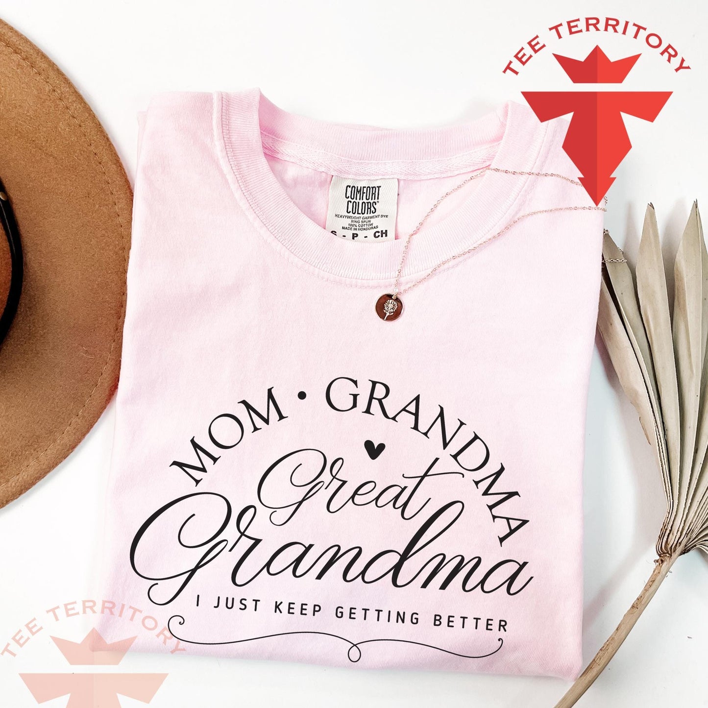 Mom Grandma Great Grandma Shirt, Comfort Colors Mother's Day Gift, Great Grandmother Tshirt, Gift Shirt for Gigi, Granny Xmas Gift Crewneck