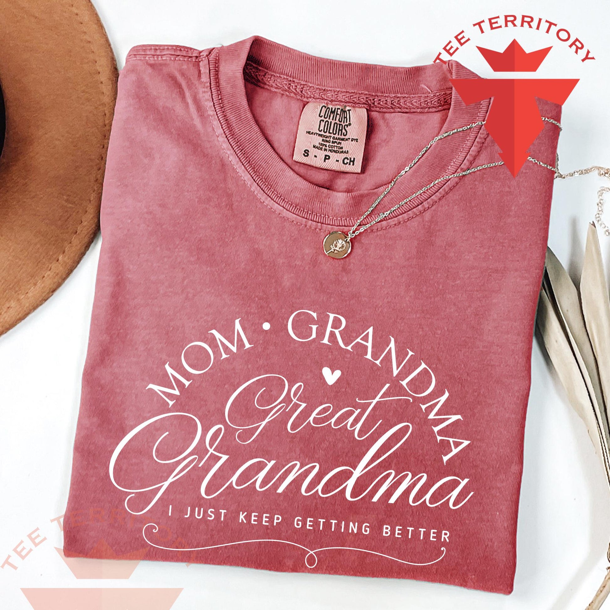 Mom Grandma Great Grandma Shirt, Comfort Colors Mother's Day Gift, Great Grandmother Tshirt, Gift Shirt for Gigi, Granny Xmas Gift Crewneck