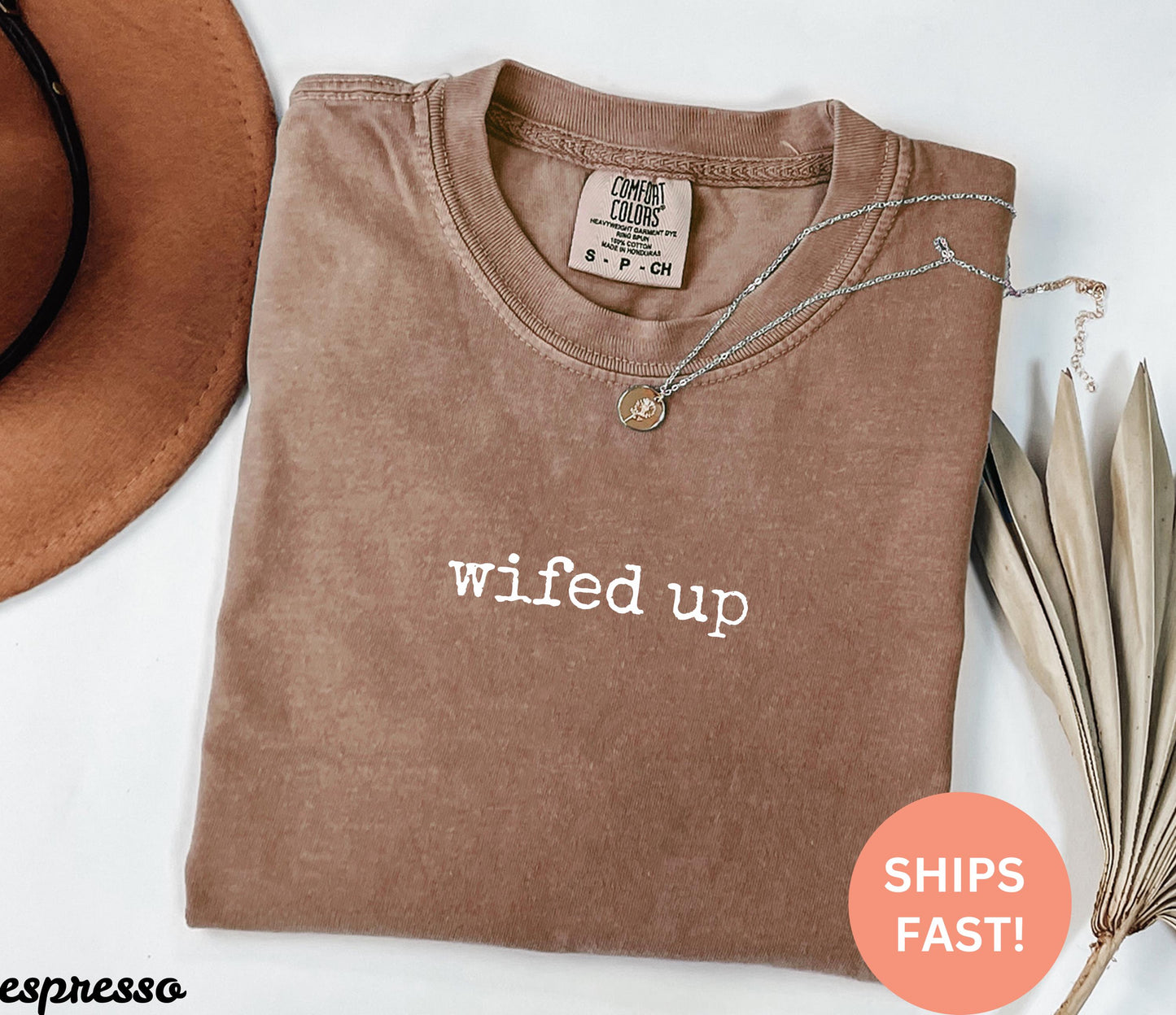 Comfort Colors Wifed Up Shirt | Newlywed Married Life Tee | Wedding Gift For Wife