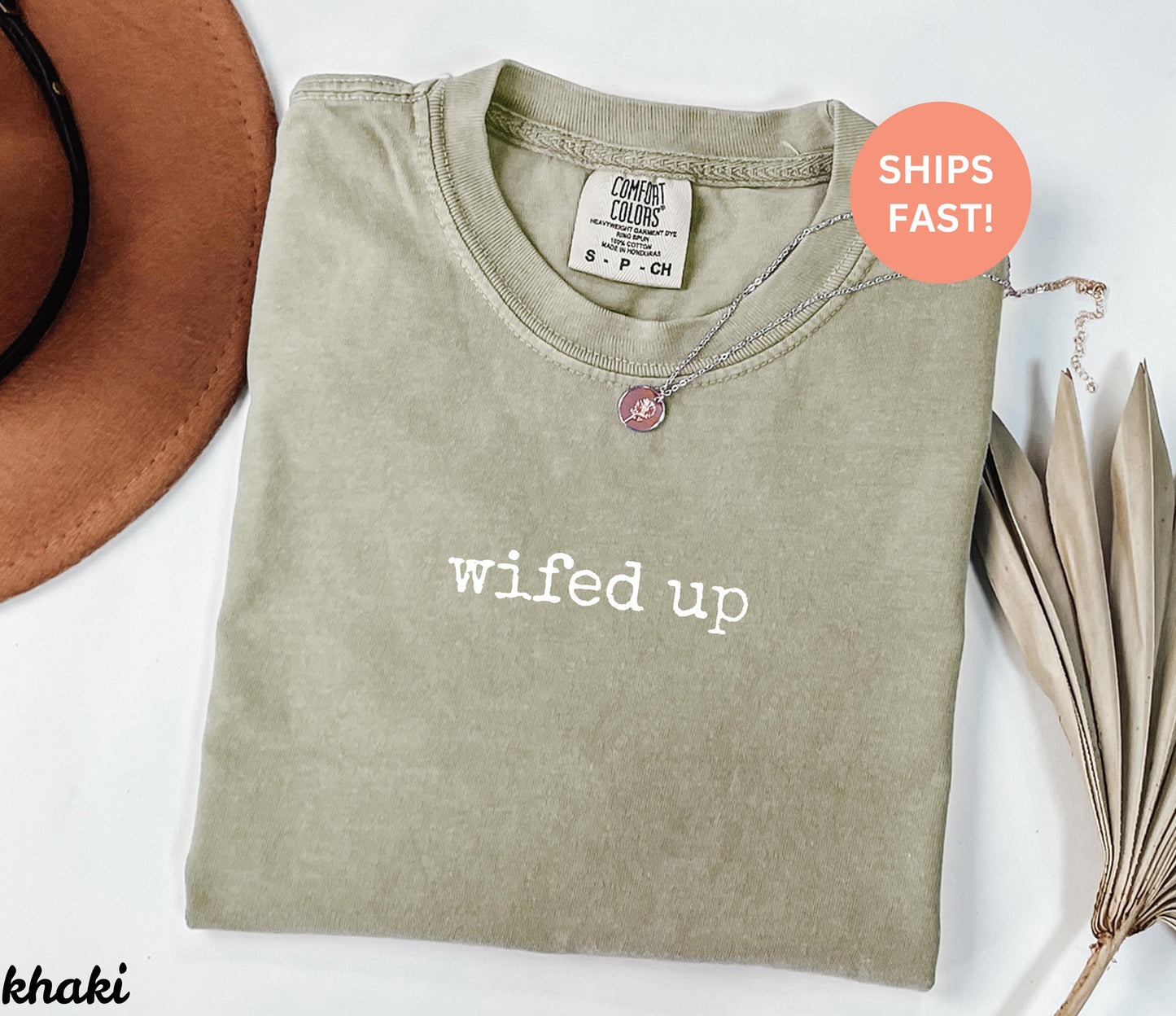 Comfort Colors Wifed Up Shirt | Newlywed Married Life Tee | Wedding Gift For Wife