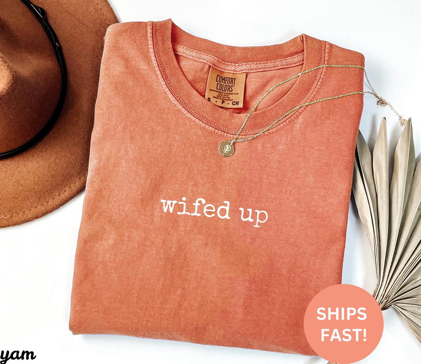 Comfort Colors Wifed Up Shirt | Newlywed Married Life Tee | Wedding Gift For Wife