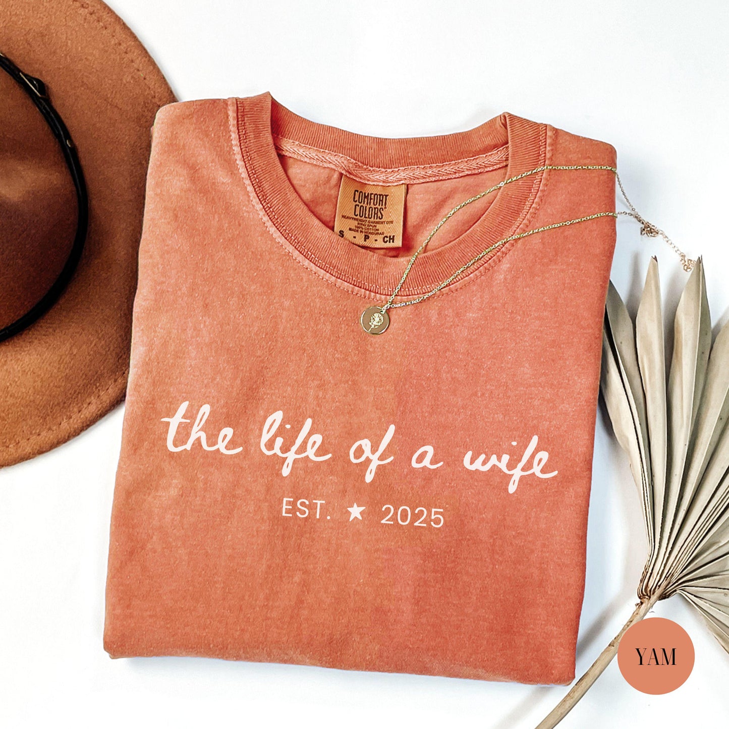 The Life Of A Wife Comfort Colors Shirt | Honeymoon Bride Tee | New Wife Gift