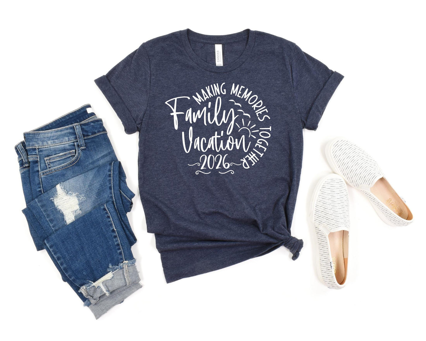 Family Vacation 2026 Shirts, Family Holiday Tshirt, Beach Squad Shirts, Travel Shirt, Summer Tee, Family Vacay Tshirt, Summer Vacation Tee