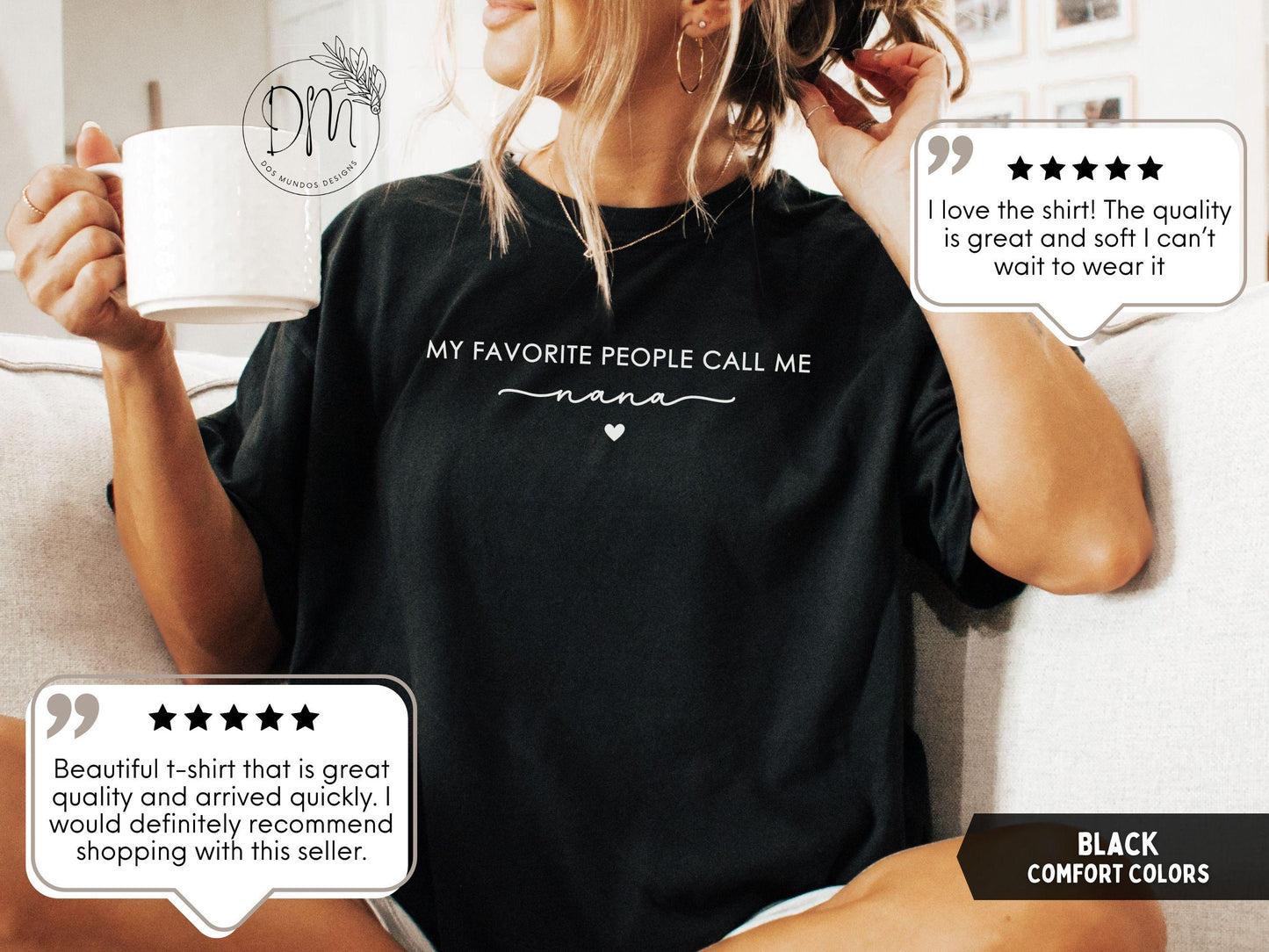 Nana Shirt My Favorite People Call Me Nana Shirt New Nana Gift for Nana Mother's Day Gift Promoted to Nana Tshirt Nana T-shirt