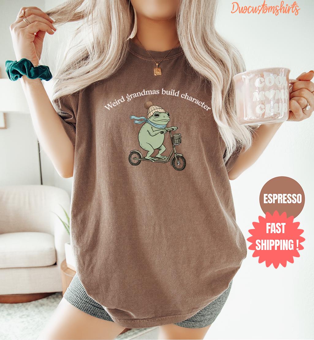 Funny Grandma Tee, Mother's Day Gift for Grandma, Grandma Birthday Outfit, Cool Grandma Quote, Comfort Colors Funny Frog Best Nana Shirt