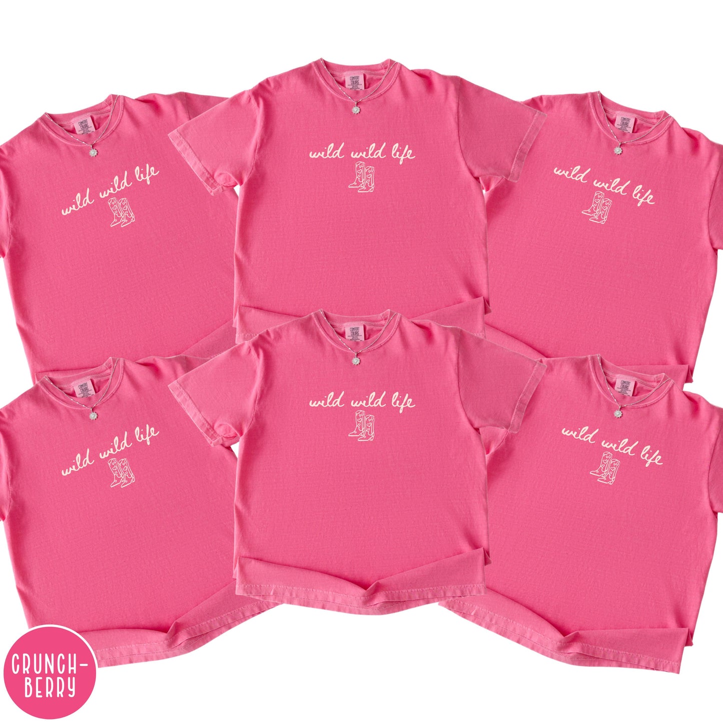 Western Nashville Bachelorette Comfort Colors Shirts | Wild Wild Wife Life Tee | Bachelorette Party Outfits