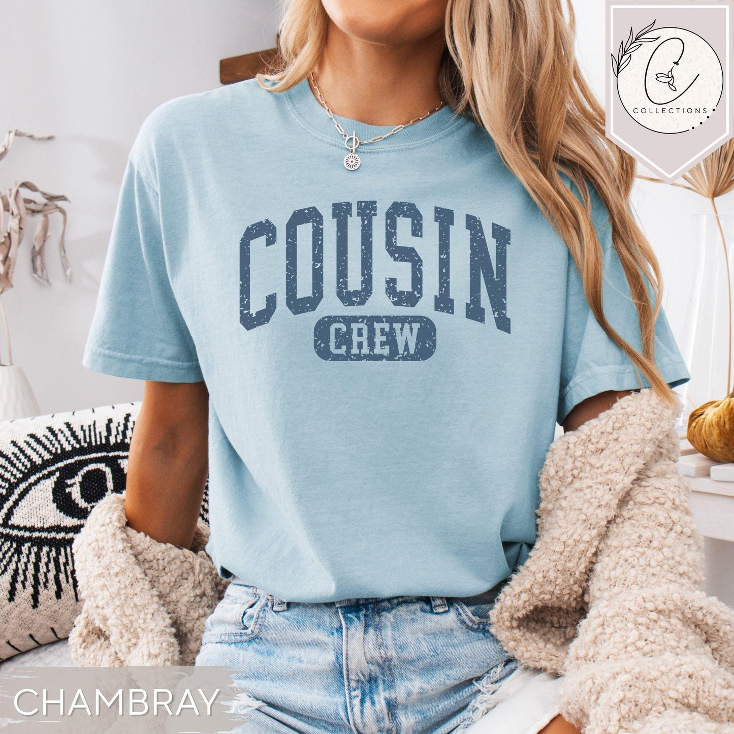 Cousin Crew Shirts: Comfort Colors Matching Family Reunion Tshirts, Cousins Vacation Tees, Baby, Toddler, Youth, & Adult, New Cousin Shirts