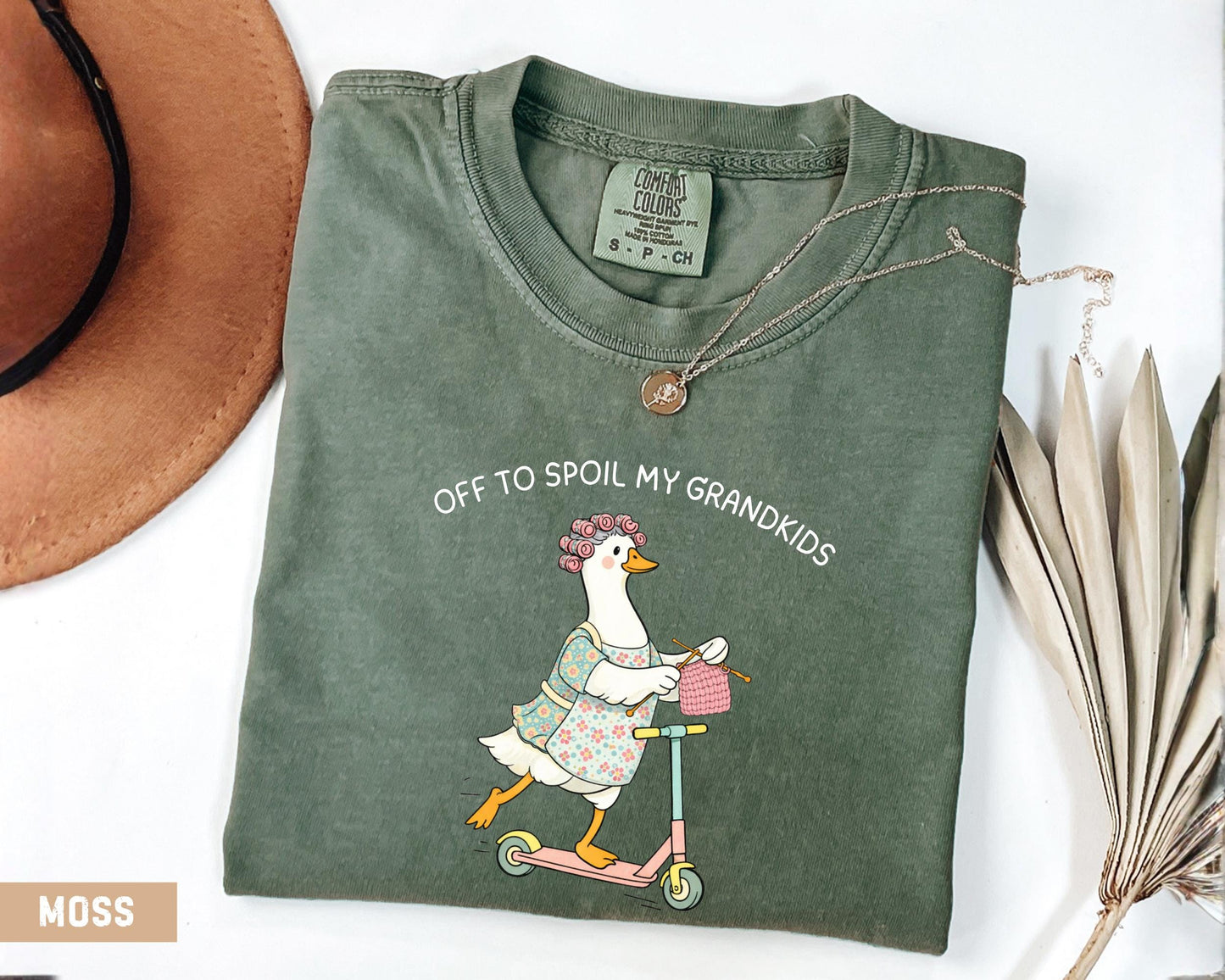 Comfort Colors® Off to spoil my grandkids Shirt, funny grandma shirts, Silly Goose Shirt, Funny Goose Tee, mother grandma gift