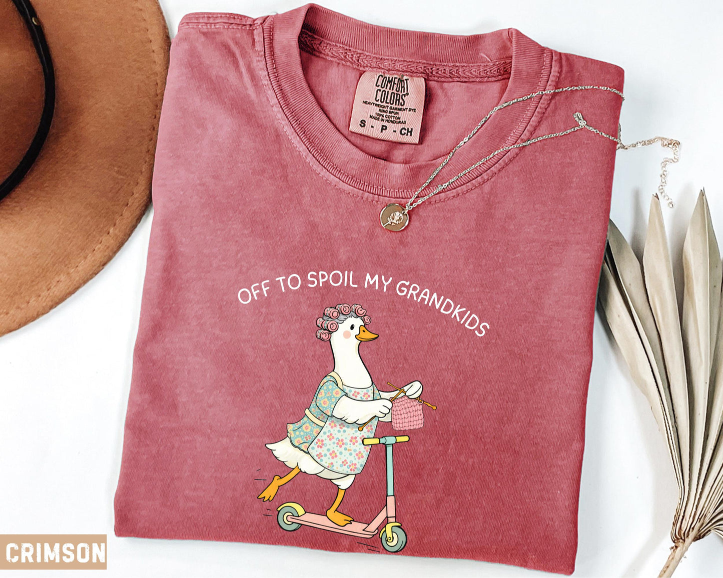 Comfort Colors® Off to spoil my grandkids Shirt, funny grandma shirts, Silly Goose Shirt, Funny Goose Tee, mother grandma gift
