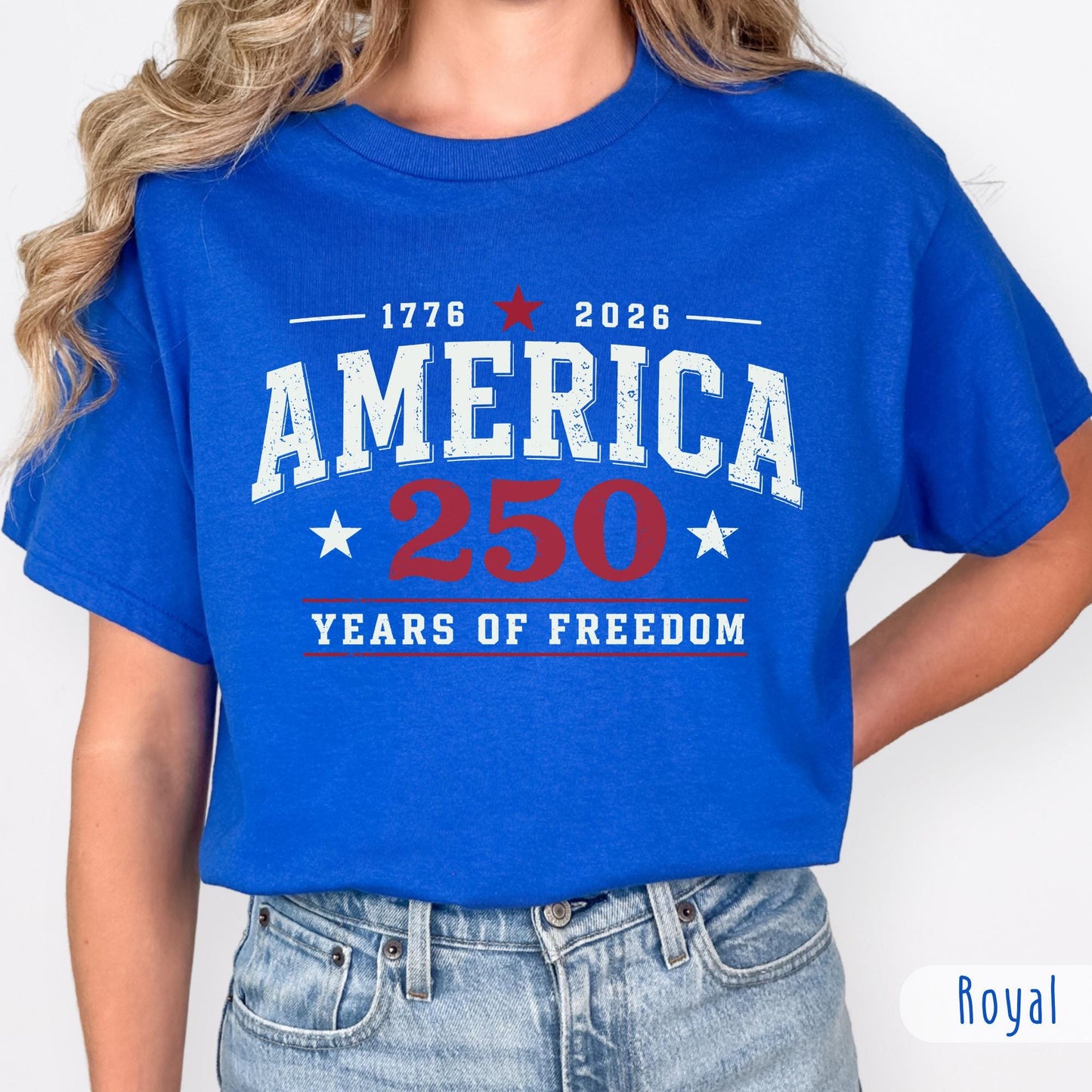 250th Anniversary Shirt | Family 4th Of July Squad Crew Tees | 250 Years Of Freedom Apparel