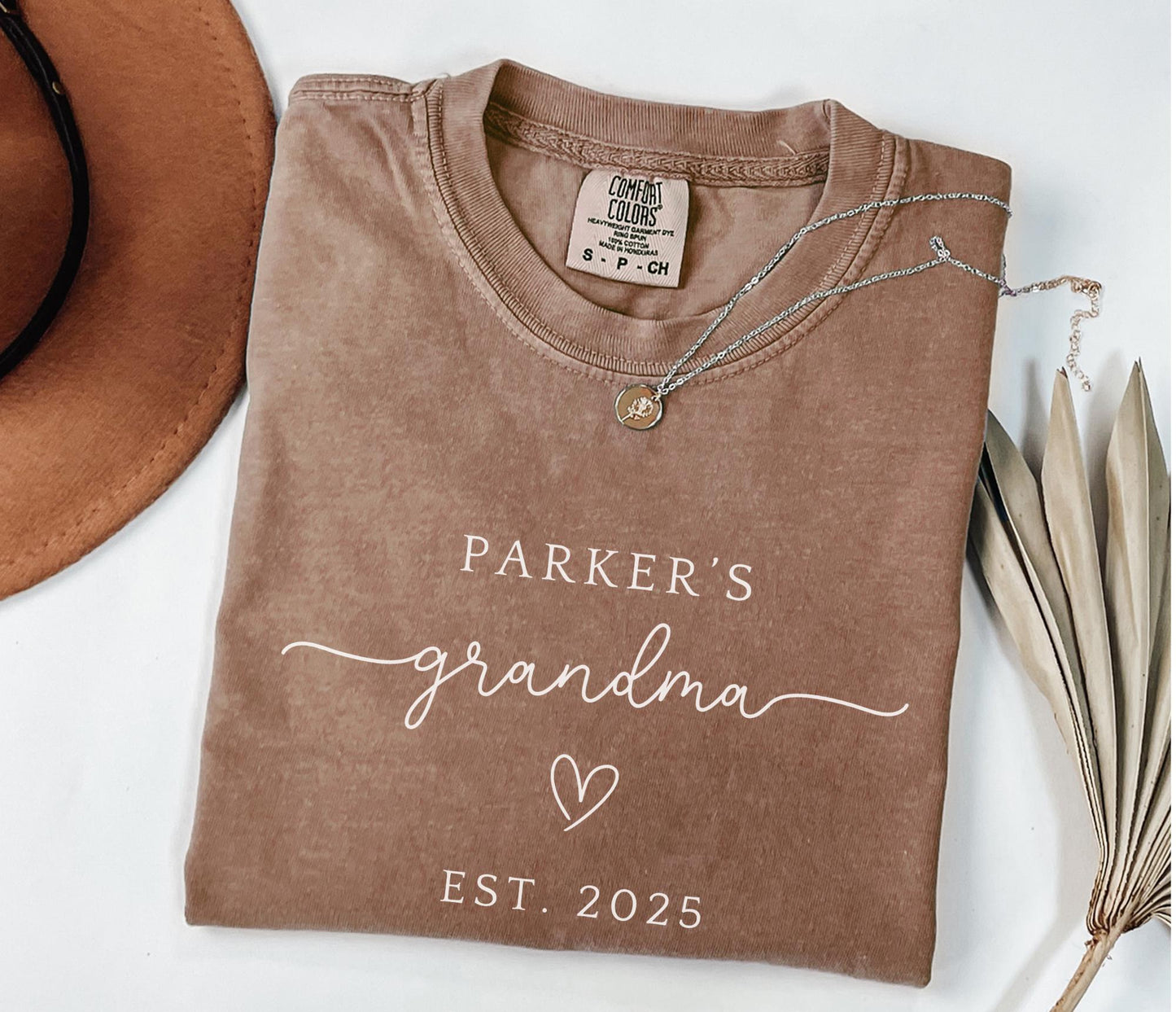 Custom Grandma Shirt Personalized New Grandma shirt Grandma Comfort Colors Shirt for Grandma est shirt Grandmother Gift for Grandma Gift