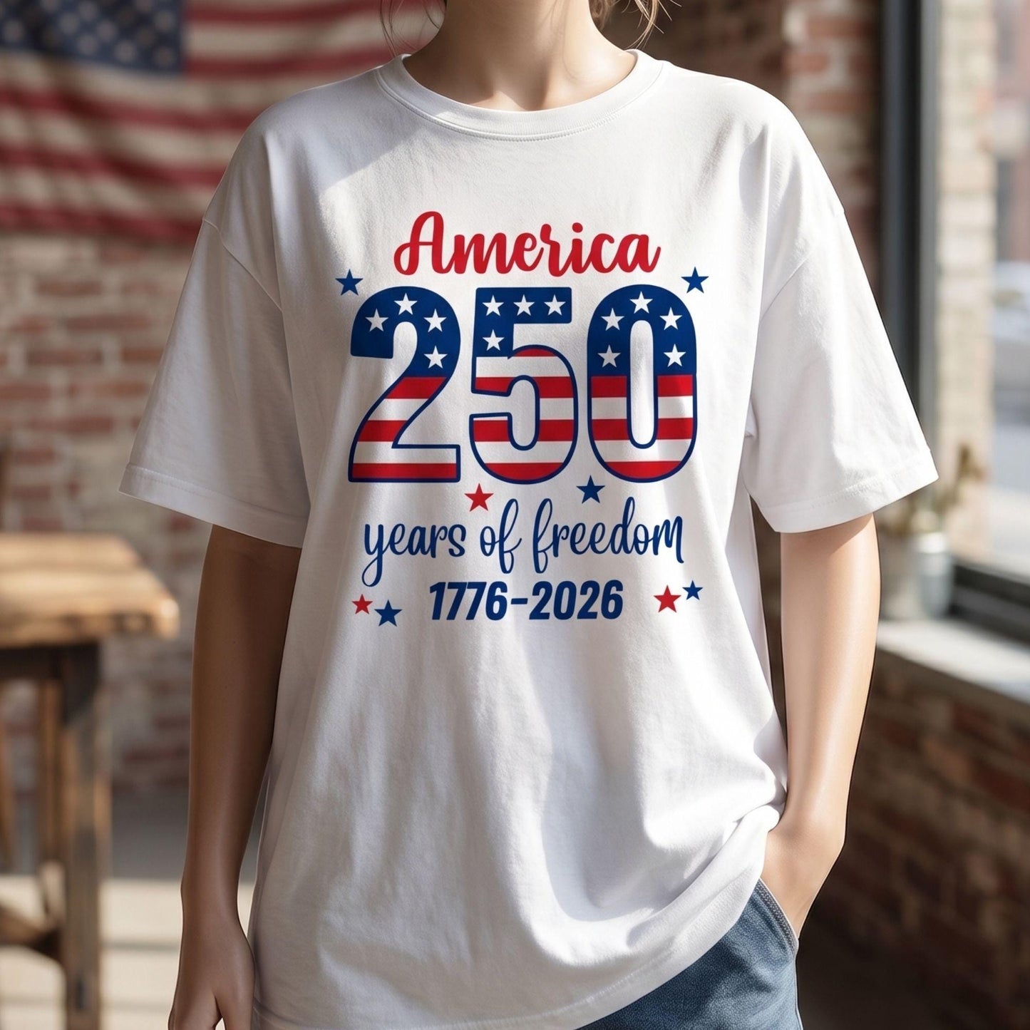 250th Anniversary USA Family Shirt | 1776 2026 Patriotic Tee | 250 Years Of Freedom Independence Day Gift