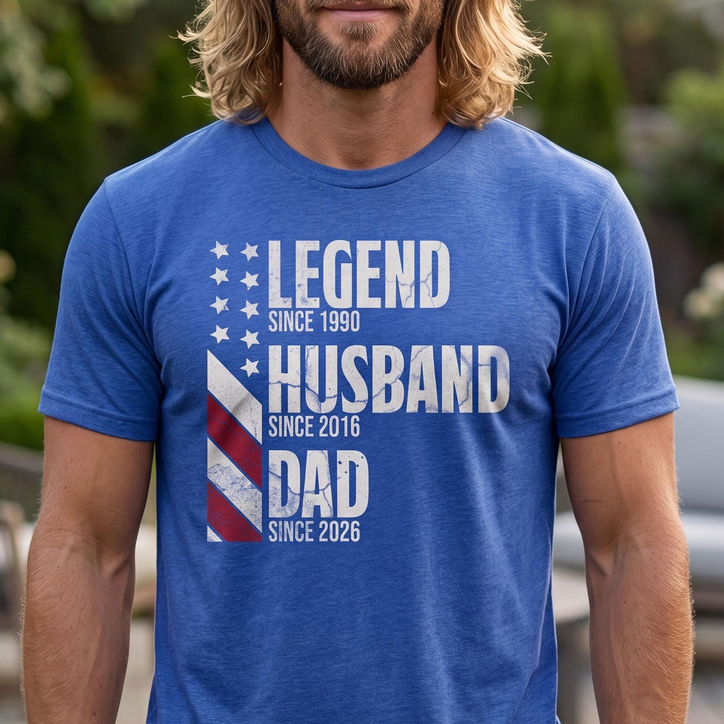 Personalized Legend Husband Dad Grandpa T Shirt | Custom Name Family Gift | Grandfather Apparel