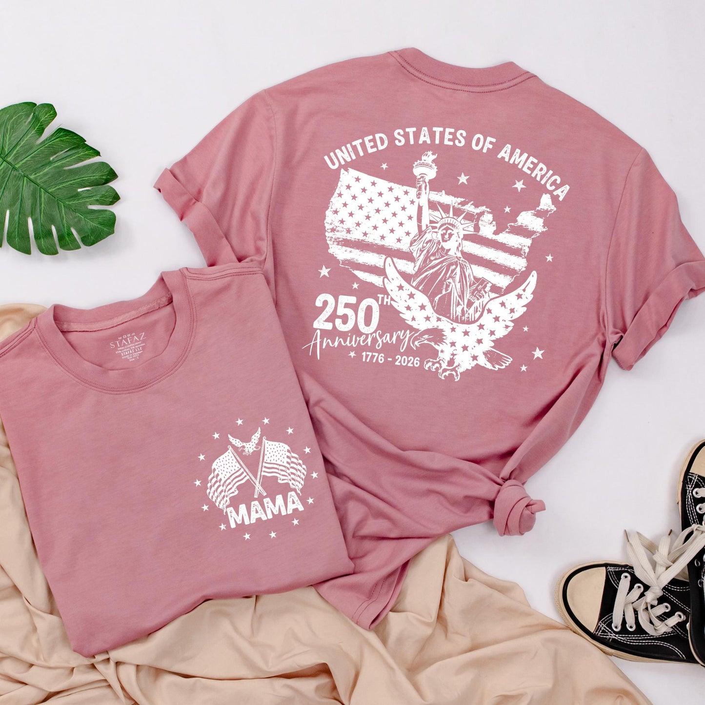 Personalized 4th Of July Shirt | Statue Of Liberty Eagle Flag Outfit | USA 250 Anniversary Clothes