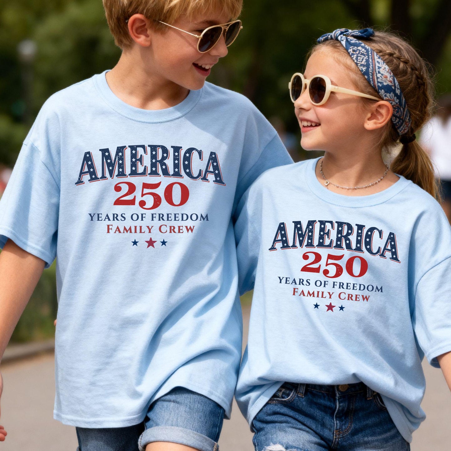 America 250 Matching Family Shirts | USA 250 Anniversary Outfits | Patriotic Fourth Of July Tee