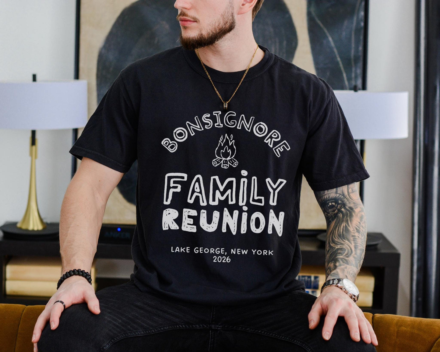 Personalized Family Reunion Camping Shirts, Custom Location Family Vacation Shirts, Matching Tshirts, Lake Trip 2026, Cousins Camp Weekend