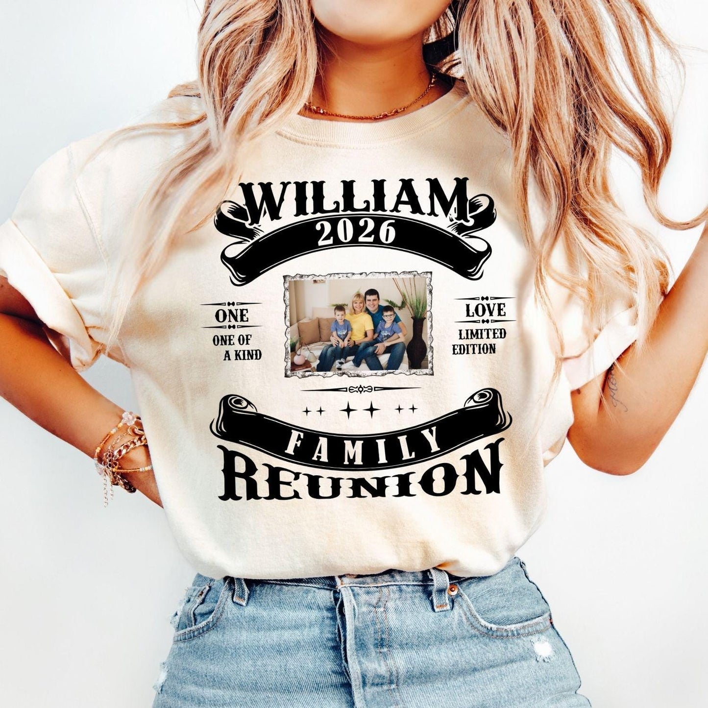 Personalized Family Reunion Shirt, Custom Photo Shirt, Family Name Reunion Tee, Custom Picture T Shirt, Family Gathering Gift