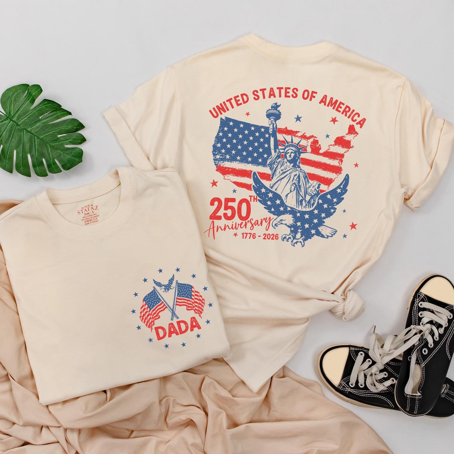 Personalized 4th Of July Shirt | Statue Of Liberty Eagle Flag Outfit | USA 250 Anniversary Clothes
