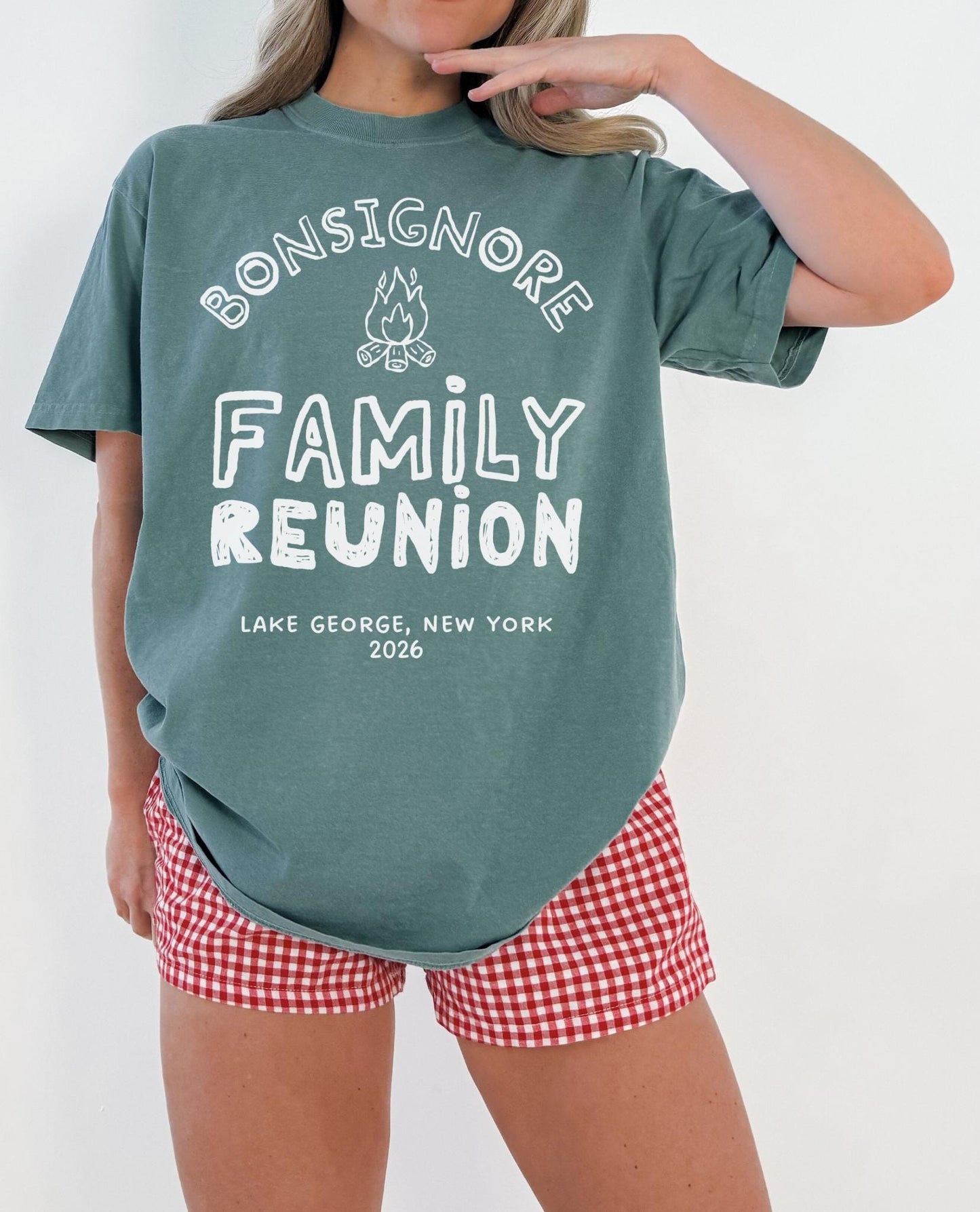 Personalized Family Reunion Camping Shirts, Custom Location Family Vacation Shirts, Matching Tshirts, Lake Trip 2026, Cousins Camp Weekend