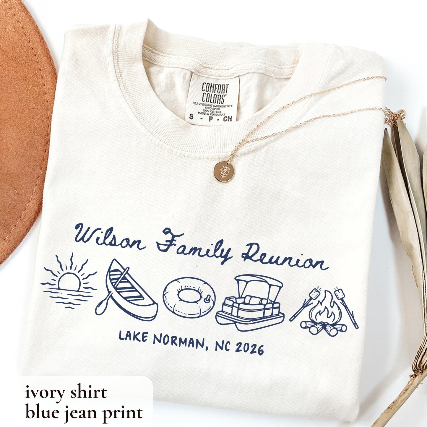 Custom Family Reunion Shirts Matching Lake Vacation Tees Personalized Family Name